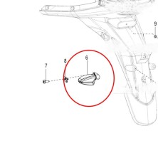 Intermitente trasero Izquierdo original Aprilia SR Motard 50/ 125cc