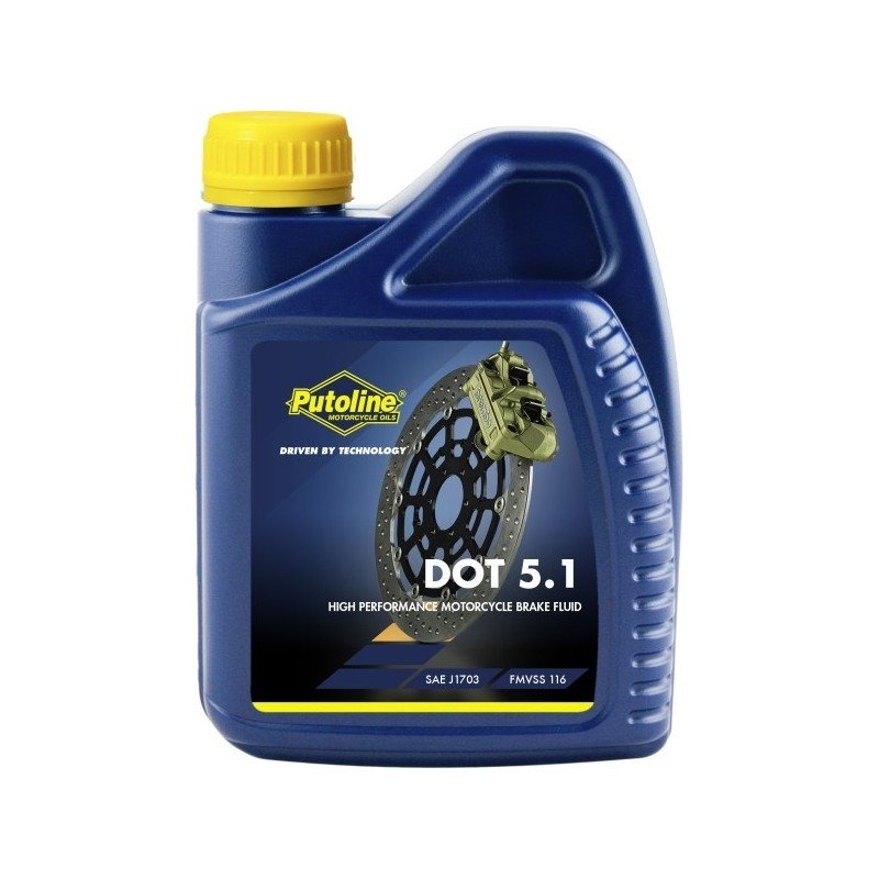 Líquido de frenos DOT 5.1 Putoline 500ml