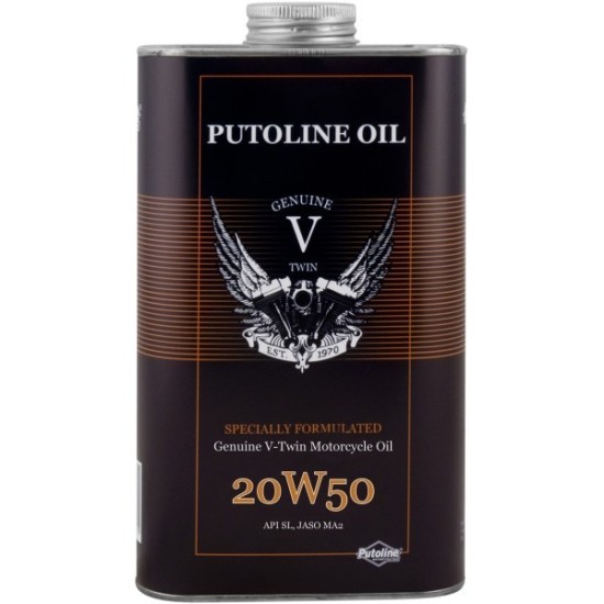 Aceite 20W-50 Putoline Genuine V-Twin 1 L