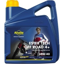 Garrafa Aceite 10W-40 Putoline Ester Tech 4+ Off Road 4L