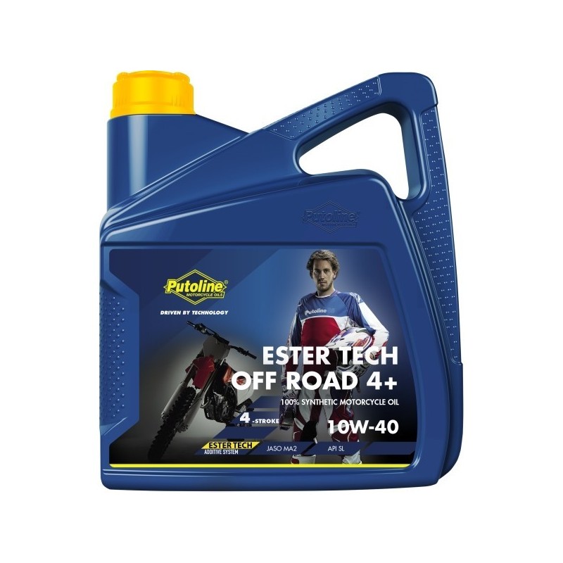 Garrafa Aceite 10W-40 Putoline Ester Tech 4+ Off Road 4L