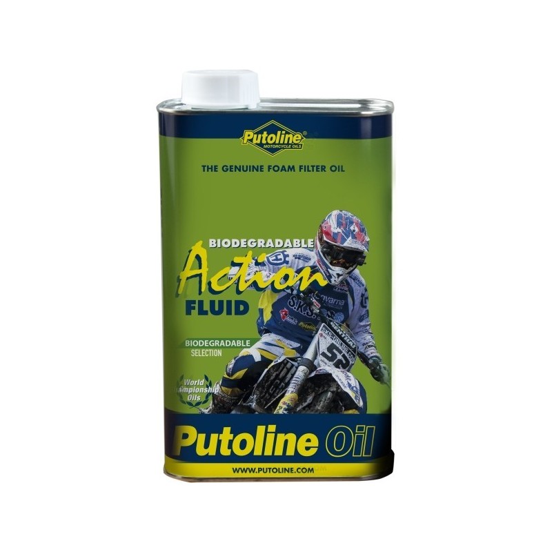 Botella de Aceite para filtros Putoline Action Fluid Bio 1L