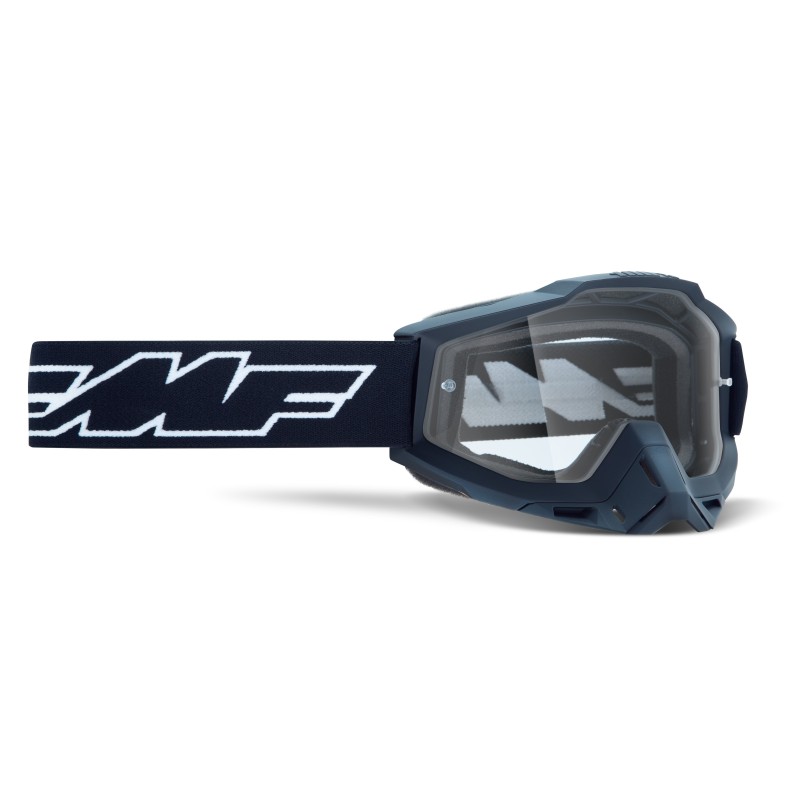 GAFAS MOTOCROSS FMF POWERBOMB ROCKET BLACK - TRANSPARENTE