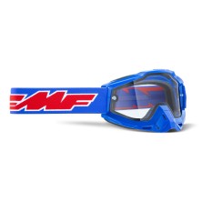 GAFAS ENDURO FMF POWERBOMB ROCKET BLUE - TRANSPARENTE