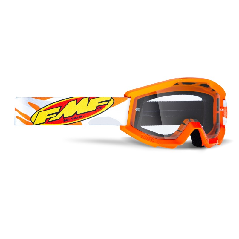 GAFAS MOTOCROSS FMF POWERCORE ASSAULT GREY - TRANSPARENTE