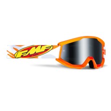 GAFAS MOTOCROSS FMF POWERCORE ASSAULT GREY - MIRROR SILVER