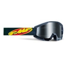 GAFAS MOTOCROSS FMF POWERCORE CORE BLACK - MIRROR SILVER