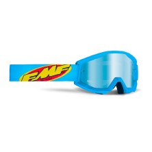 GAFAS MOTOCROSS FMF POWERCORE CORE CYAN - MIRROR BLUE