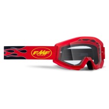 GAFAS MOTOCROSS FMF POWERCORE YOUTH FLAME RED