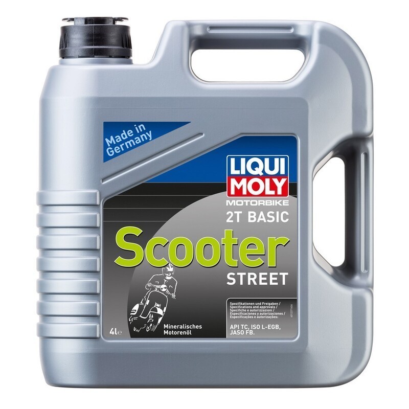 Bidon 4L d'huile Liqui Moly 2T BASIC SCOOTER STREET