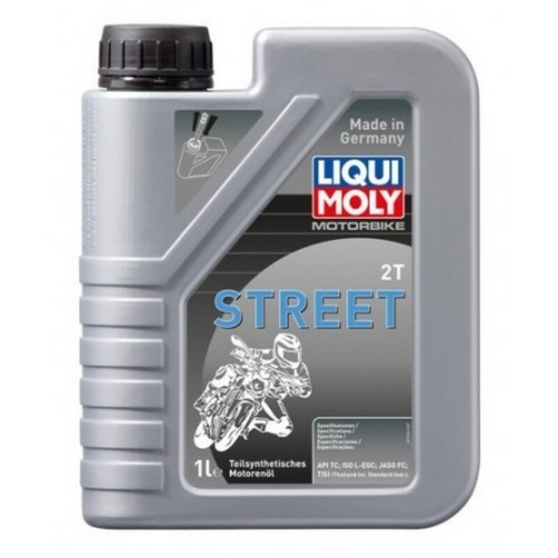 1L bottle of semi-synthetic 2-stroke oil Liqui Moly