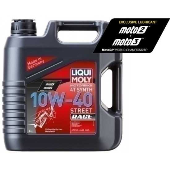 Garrafa 4L aceite Liqui Moly 100% sintético 10W-40 Street Race Garrafa 4L aceite Liqui Moly 100% sintético 10W-40 Street Race
