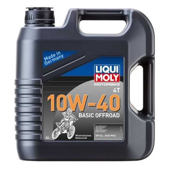 Garrafa 4L aceite Liqui Moly BASIC OFFROAD 10W-40 Garrafa 4L aceite Liqui Moly BASIC OFFROAD 10W-40