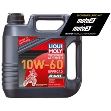 Garrafa 4L aceite Liqui Moly 100% sintético 10W-60 Off road Race