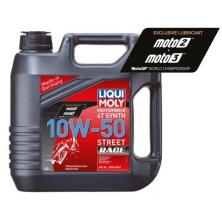 Garrafa 4L aceite Liqui Moly 100% sintético 10W-50 Street Race