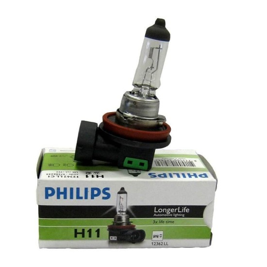 Bombilla H11 12V 55W PGJI9-2 halógena Philips