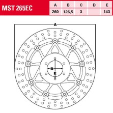 Disque de frein avant fleuri KTM ECX / Husqvarna TE/ FC TRW