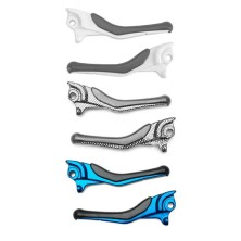 Aerox carbon / White / Blue original type handlebar grips