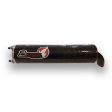 Silenciador Scooter Blaze Racing Carbono Rojo