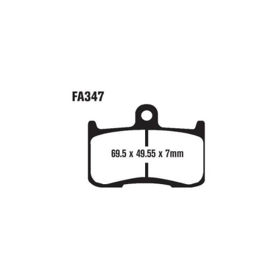 Plaquettes de frein avant frittées Kawasaki Z900 EBC