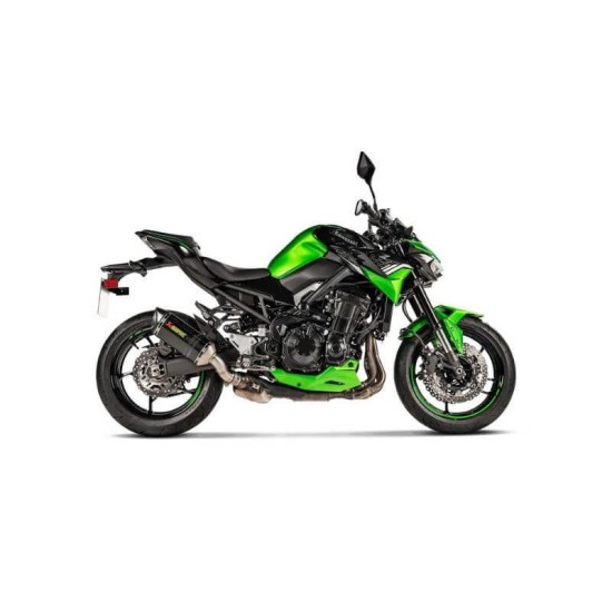 Silenciador Slip-On Line en fibra de carbono Kawasaki Z900 Akrapovic