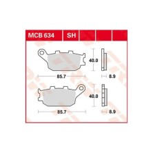 Plaquettes de frein arrière Yamaha MT-07 TRW