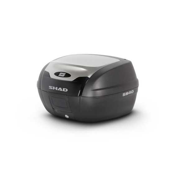 Baúl SHAD SH40 Negro/Tapa aluminio Baúl SHAD SH40 Negro/Tapa aluminio