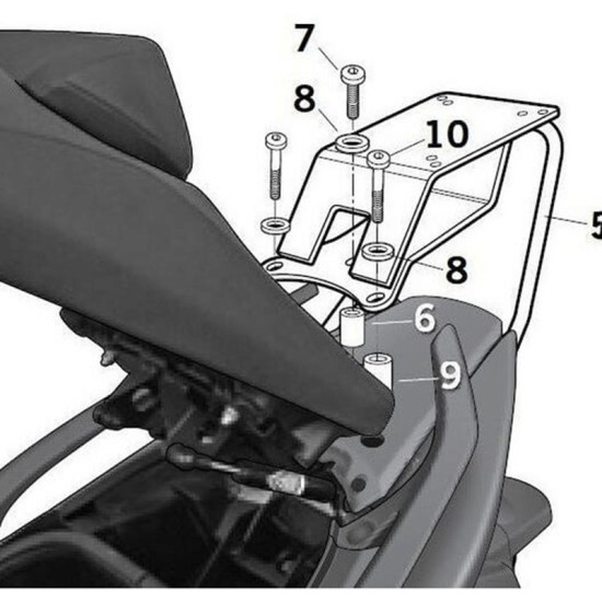 Fijaciones Top SHAD T-MAX 500 08