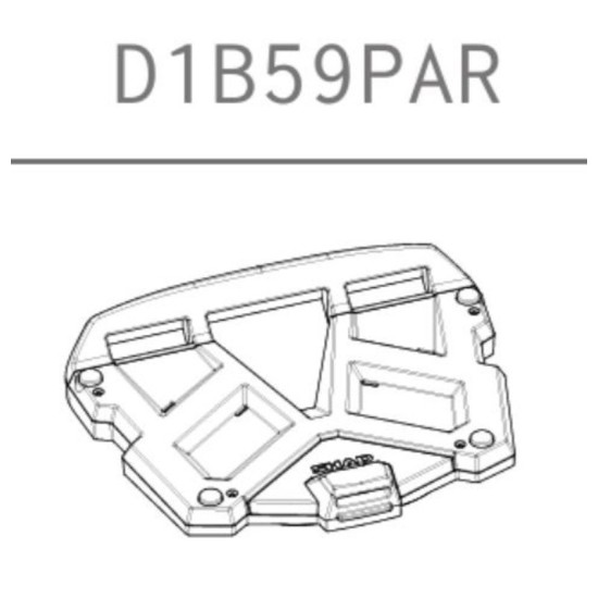 Parrilla Universal SHAD - SH48/SH49/SH50/SH58X/SH59X