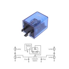 Relé eléctrico de intermitente 12V 3 polos JMP