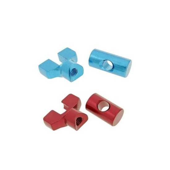 Tensor cable de freno Azul/ Rojo Yamaha Jog RR/ Neos 50cc Vicma