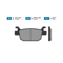 Plaquettes de frein arrière Honda SH 125/300 - Organic Polini