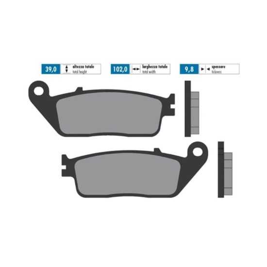 Pastillas de freno delanteras Yamaha X-Max 125/250/400 / Honda SH 125/150 Polini