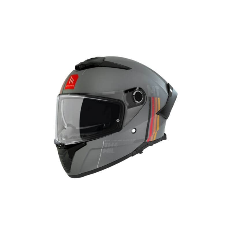 Casque Thunder 4 SV Mil Gris Mat MT Helmets