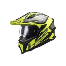 Casque Cross LS2 MX701 Explorer Alter Noir mat / Jaune fluo