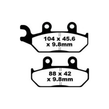 Pastillas de freno Yamaha XT 600 / XTZ 660 Tenere EBC - Carbono Pastillas de freno Yamaha XT 600 / XTZ 660 Tenere EBC - Carbono