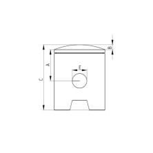 Piston Minarelli AM6 d40,75mm lettre B Barikit