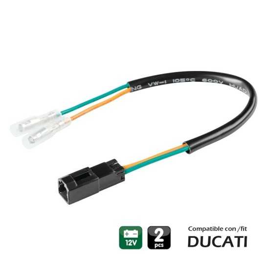 CONECTORES PARA INTERMITENTES 2 UDS PARA DUCATI (TYPE 1) CONECTORES PARA INTERMITENTES 2 UDS PARA DUCATI (TYPE 1)