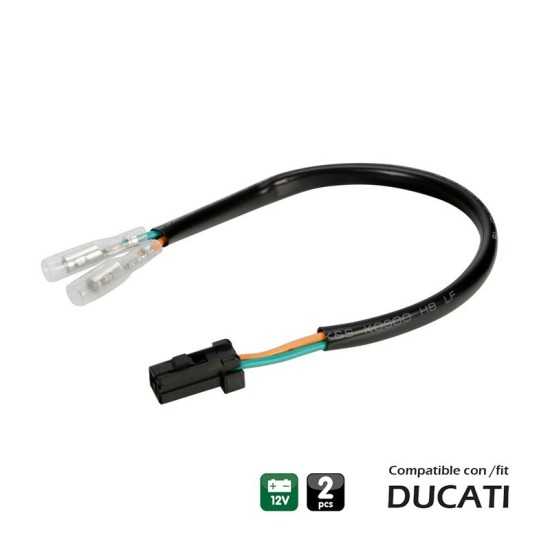 CONECTORES PARA INTERMITENTES 2 UDS PARA DUCATI (TYPE 2) CONECTORES PARA INTERMITENTES 2 UDS PARA DUCATI (TYPE 2)