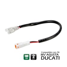 CONECTORES PARA INTERMITENTES 2 UDS PARA MV AGUSTA / DUCATI (TYPE 2)