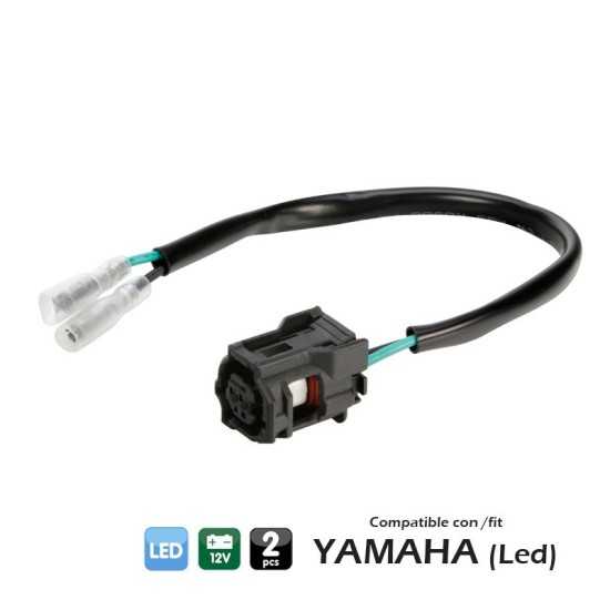 CONECTORES PARA INTERMITENTES 2 UDS PARA YAMAHA (LED) CONECTORES PARA INTERMITENTES 2 UDS PARA YAMAHA (LED)