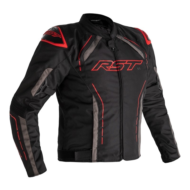 Chaqueta (Textil) RST S-1 Negro/Gris/Rojo