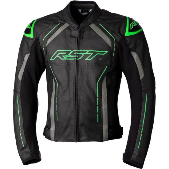 Chaqueta de Piel Hombre RST S-1 CE Verde