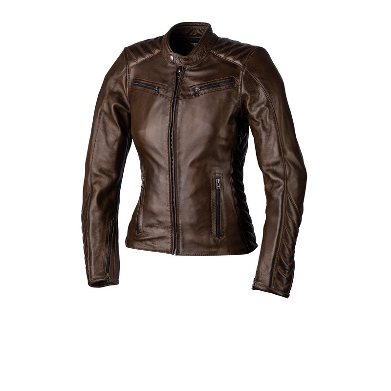 Chaqueta de Piel Mujer RST ROADSTER 3 CE Marrón