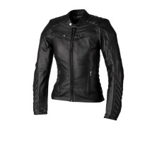 Chaqueta de Piel Mujer RST ROADSTER 3 CE Negro