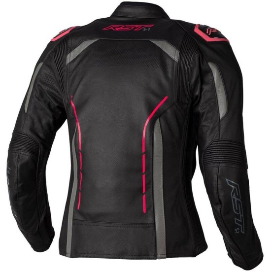 Chaqueta de Piel Mujer RST S-1 CE Rosa Flúor