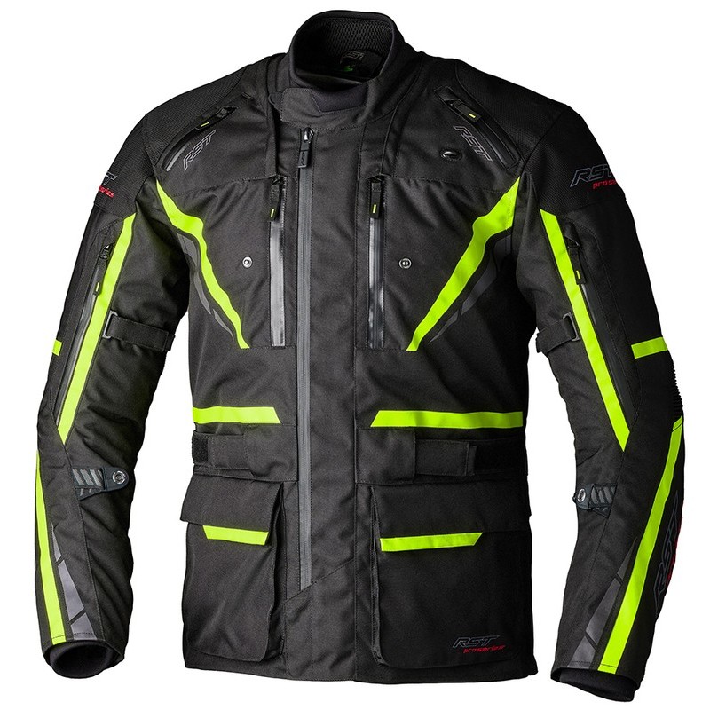 Chaqueta textil RST Pro Series Paragon 7 CE hombre - Negro / Amarillo Flúor