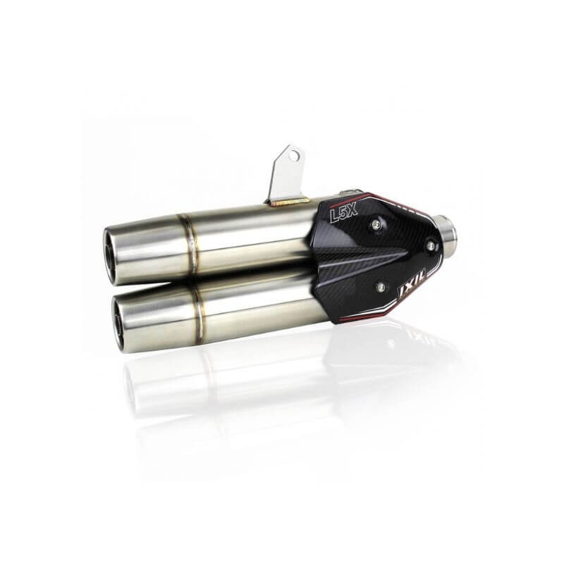 SILENCIEUX DOUBLE FULL SYSTEM DUAL HYPERLOW XXL YAMAHA T-MAX DX - SX 17-23 IXIL