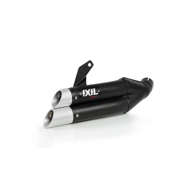 SILENCIADOR DOBLE FULL SYSTEM DUAL HYPERLOW BLACK XL YAMAHA MT-07 21-23 IXIL