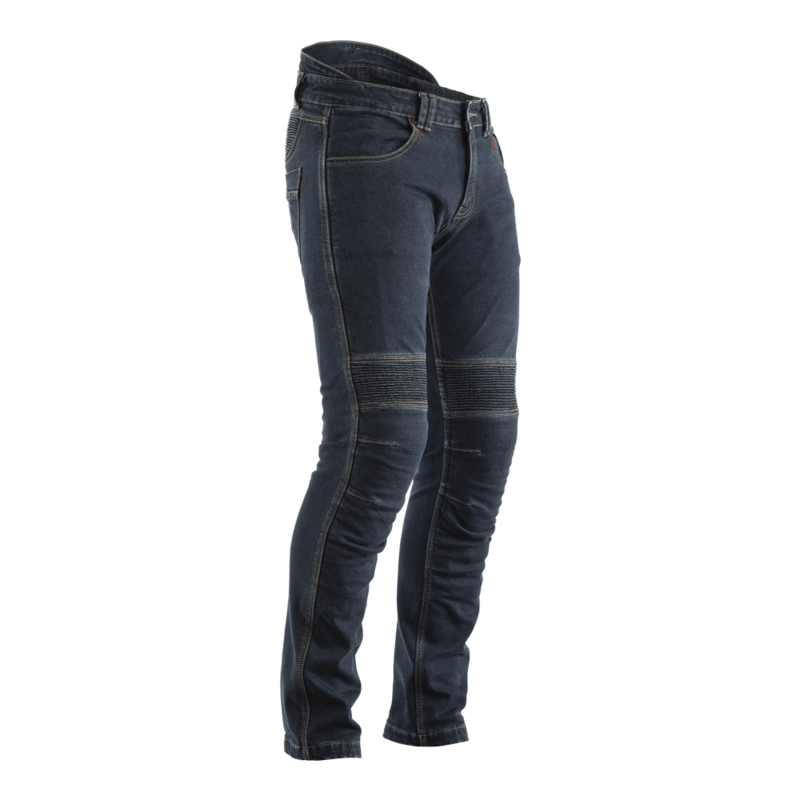 Pantalón Textil Reforzado Con Aramida Rst Tech Pro Ce Hombre (Pernera Corta) - Denim Azul Oscuro